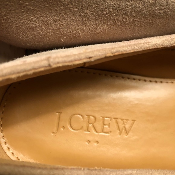 J.Crew Tan Suede Smoking Shoe - Picture 7 of 9